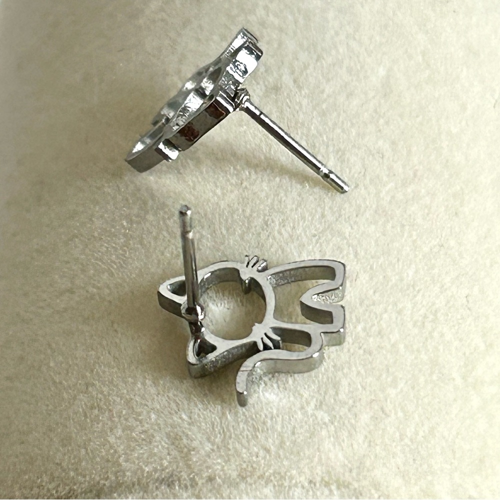 🍂Cute Boho Kitten Design Stud Earrings. - Picture 4 of 7